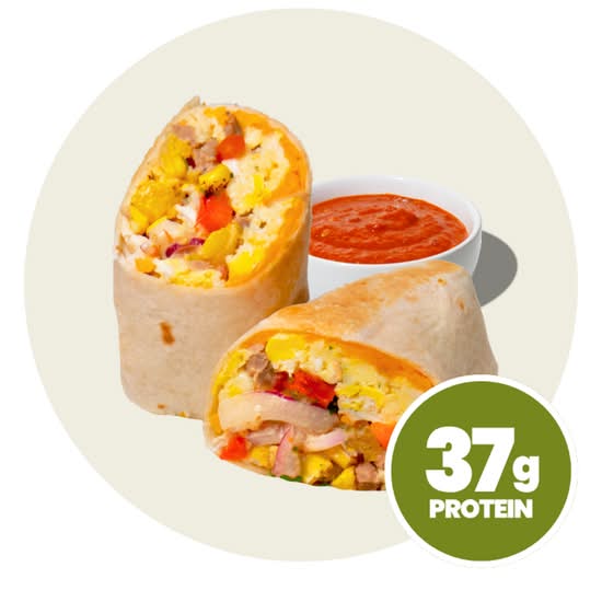 Chicken Sausage & Egg Breakfast Burrito