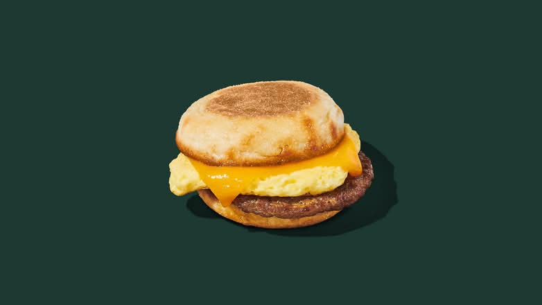 Sandwich Saucisse, cheddar et œuf