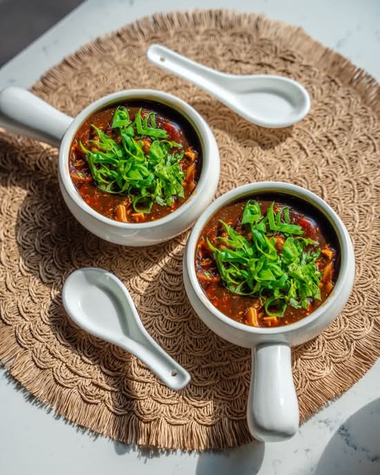 Hot and Sour Chicken Soup