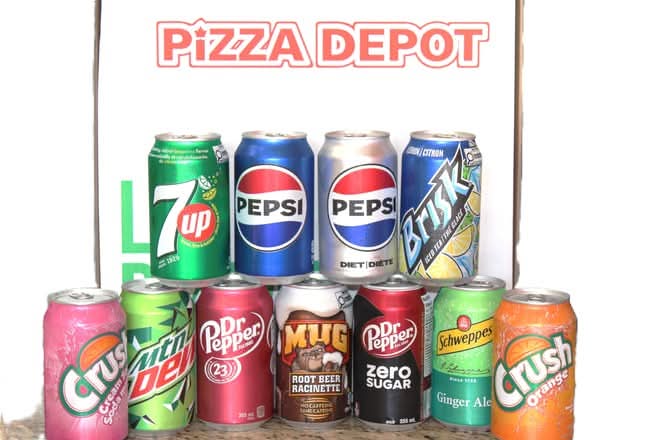 Six-Pack of Canned Pop