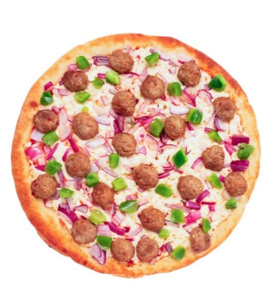 Meatball Pizza