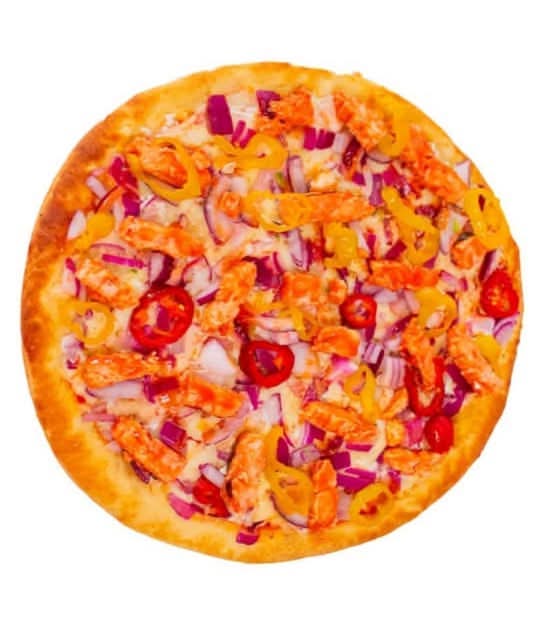 Buffalo Chicken Pizza (Halal)