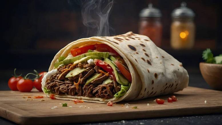 Ground Beef Burrito