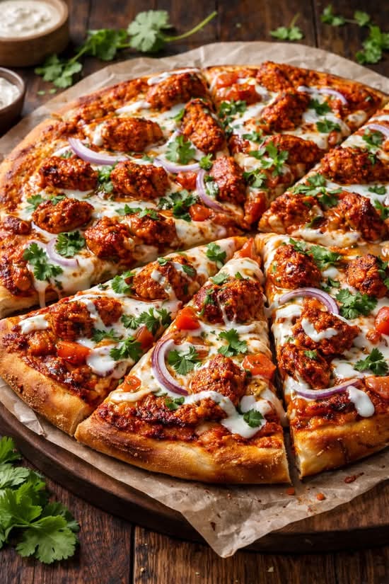 7.Tandoori Chicken Pizza