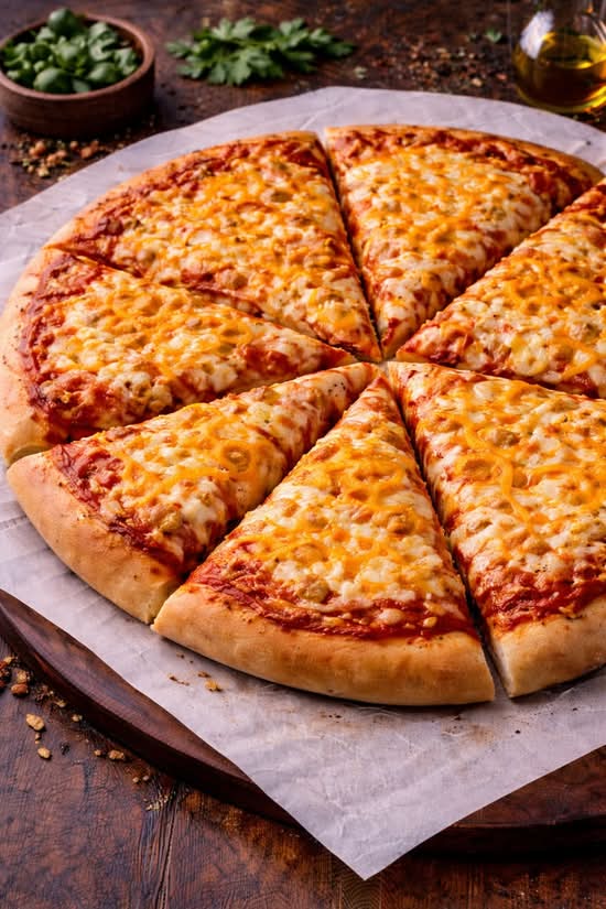 1.Vegan Cheese Pizza
