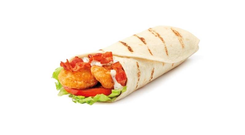 Slow-Cooked Chicken Bacon Ranch Wrap