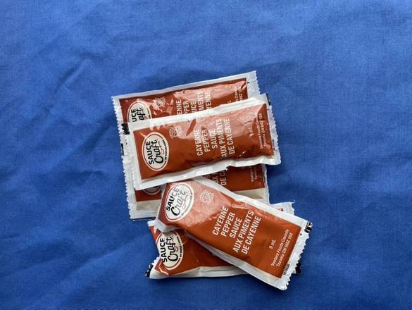 Hot sauce packets