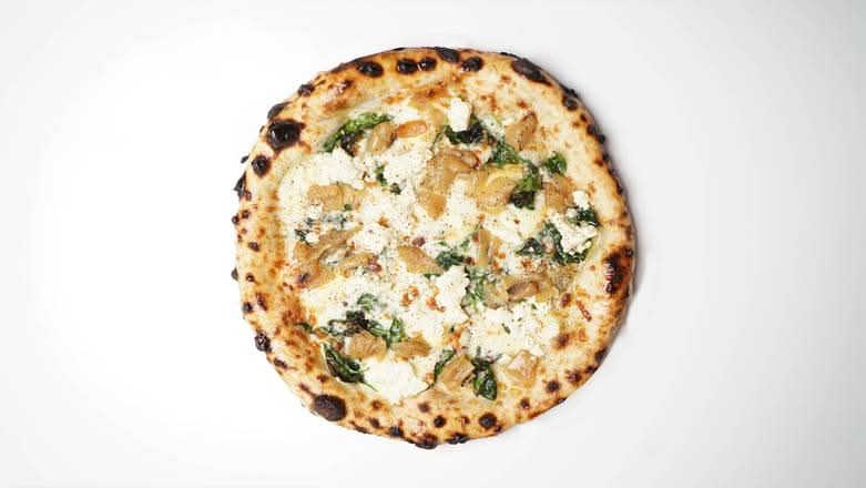 Spinaci Con Alfredo Pizza