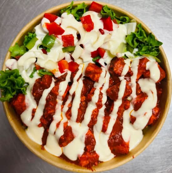 Spicy Paneer Rice Bowl