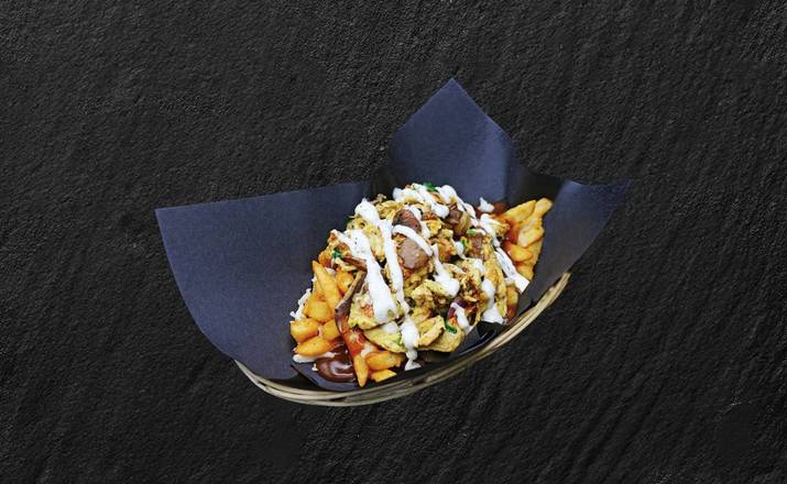 Grilled Chicken Poutine