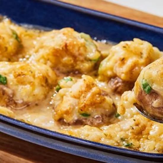 Seafood-Stuffed Mushrooms