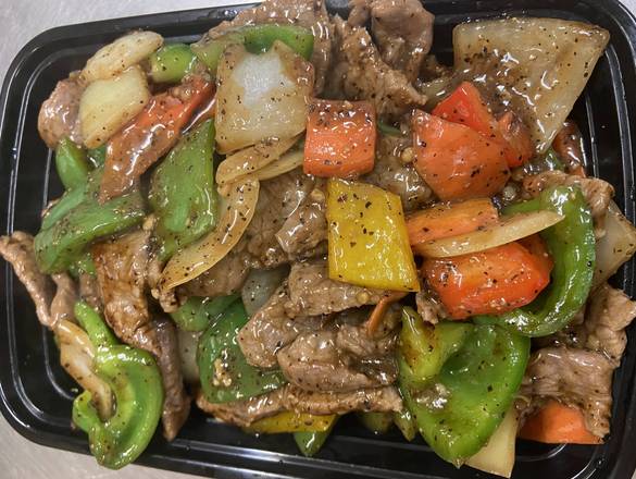 Black pepper beef