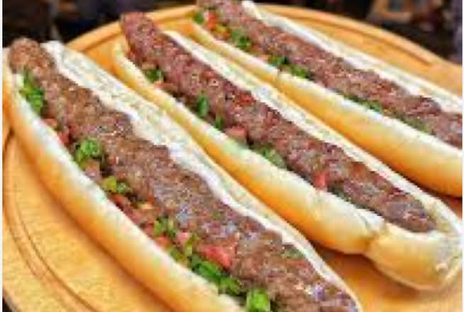 Beef Kofta sub & tahini