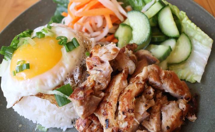 Lemongrass Chicken Rice (Cơm Gà Nướng)