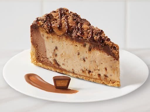 Tranche de Gâteau au Fromage Reese's