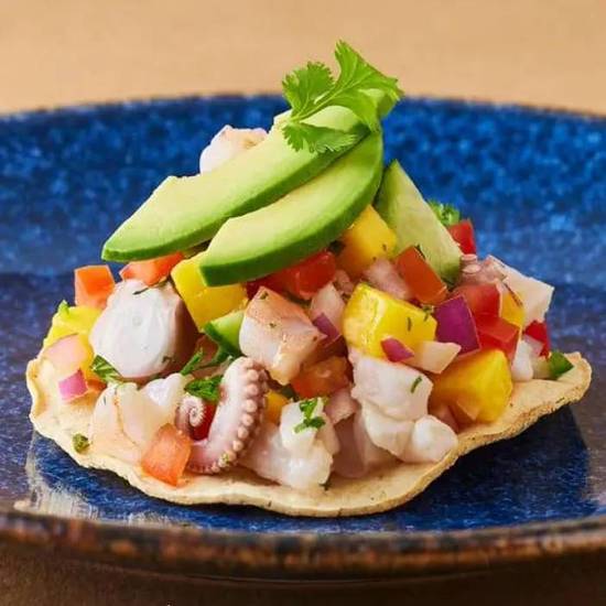 Ceviche tostada