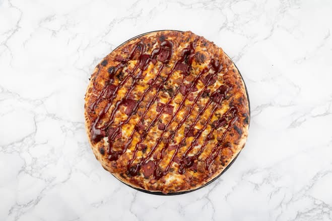 BBQ Bacon Burger Pizza