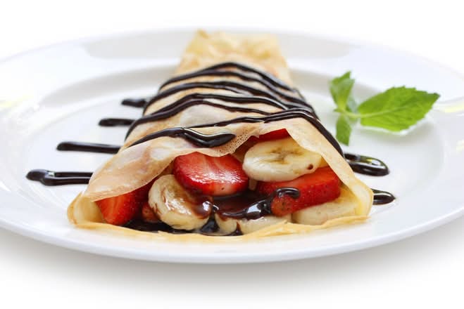 Crêpe Molle fraises banane