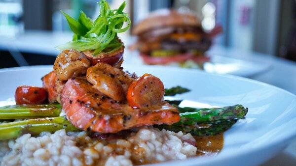 CAJUN SALMON RISOTTO