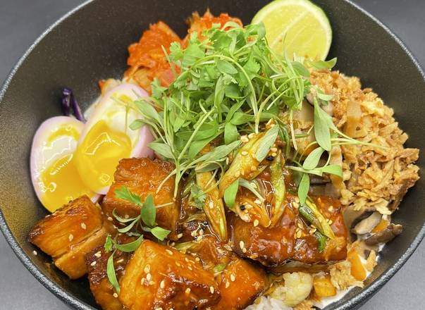 PORK BELLY RICE BOWL