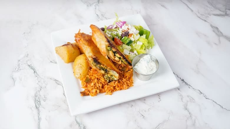 Chicken Spanakopita Roll