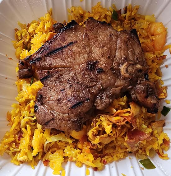 Grilled BBQ Pork Chop