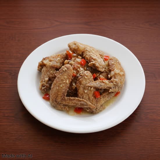 Deep Fried Chicken Wings in Butter (Canh Ga Bo)
