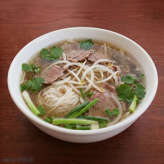 Beef Brisket Rice Noodle Soup (Pho Nam)