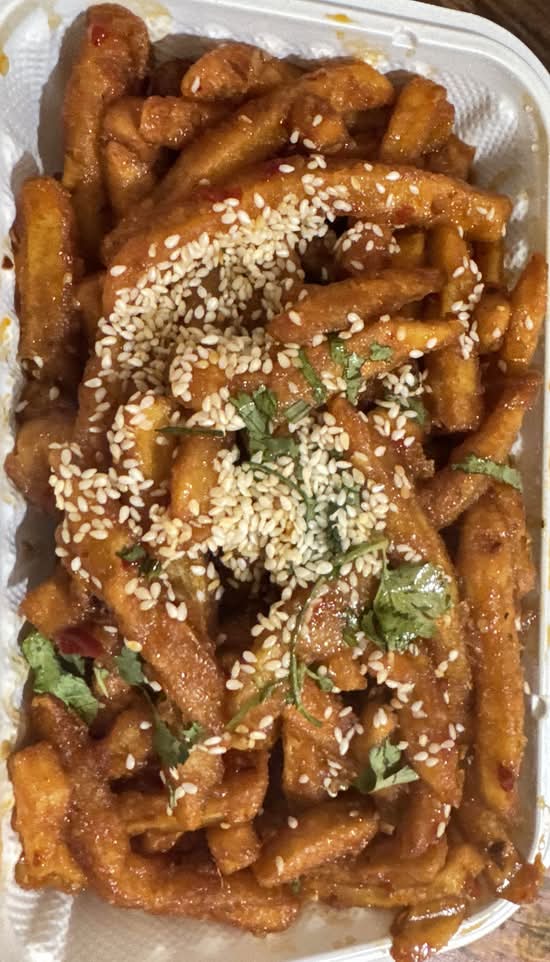 Honey Chili Potato (Veg)