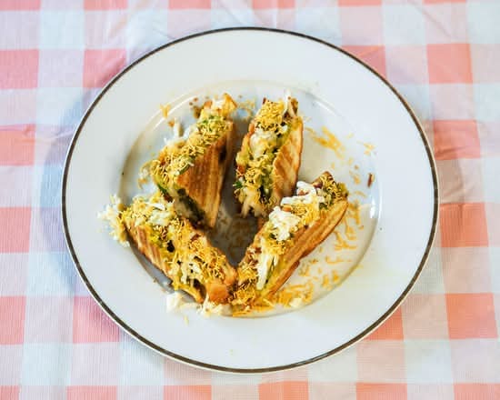 Veg Masala Grill cheese sandwich