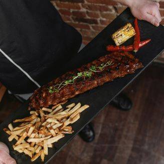 Côtes levées en double cuisson / Double cooking ribs