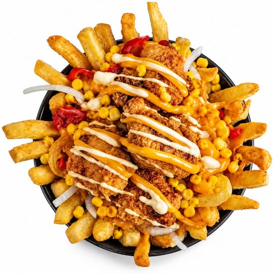 Poutine fried chicken