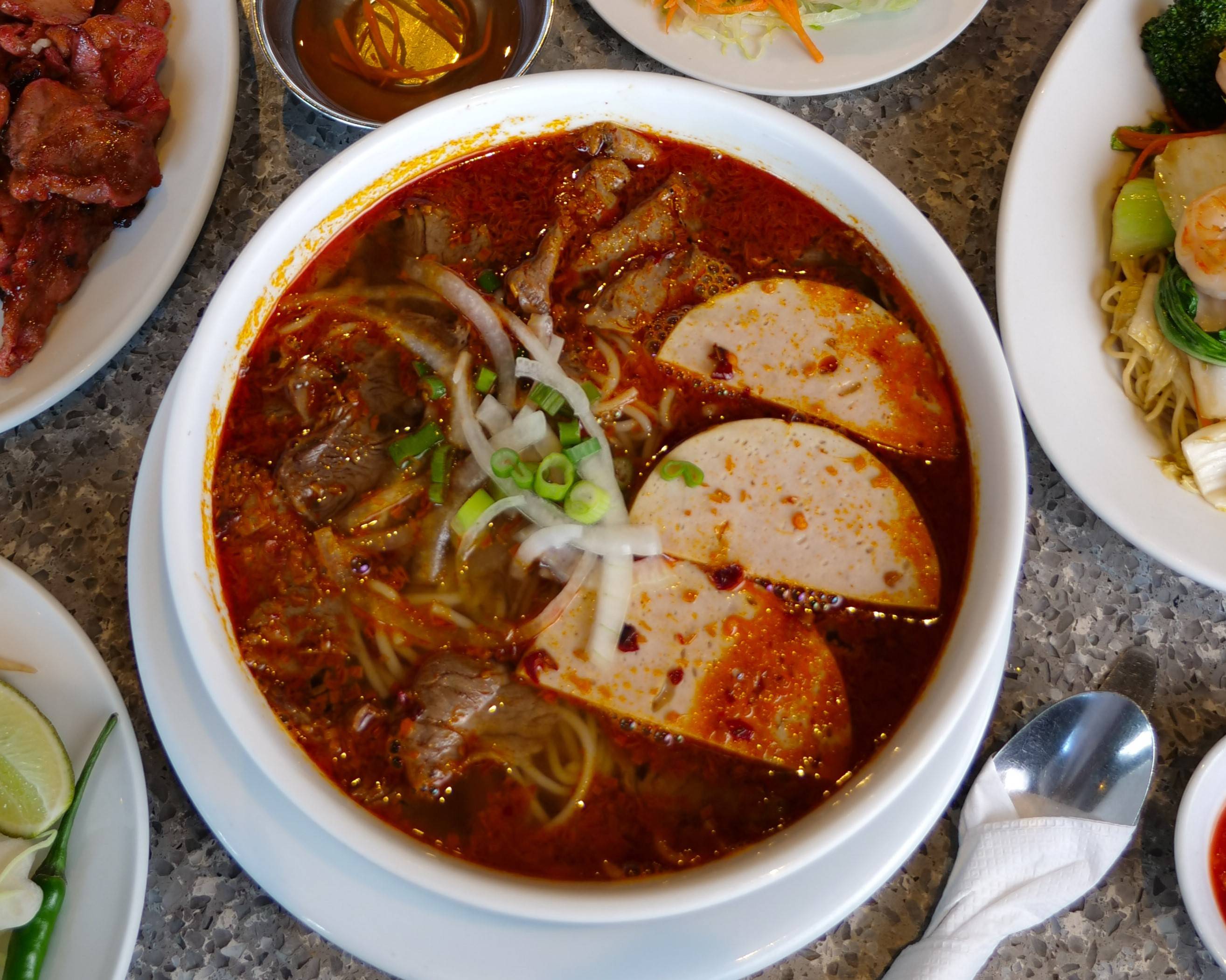 132. Hue Style Spicy Noodle Soup