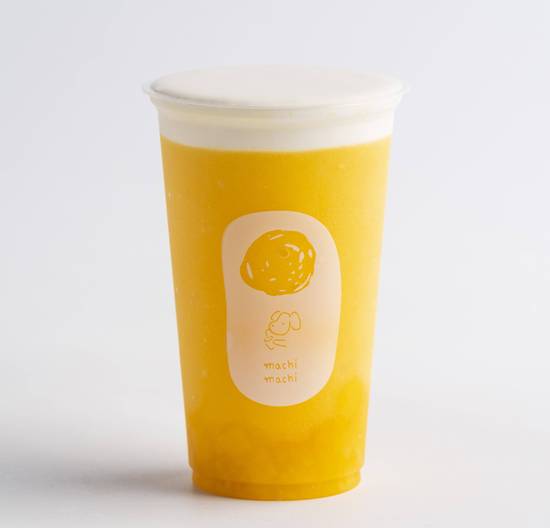 Fresh Mango Smoothie w/ Cream Foam