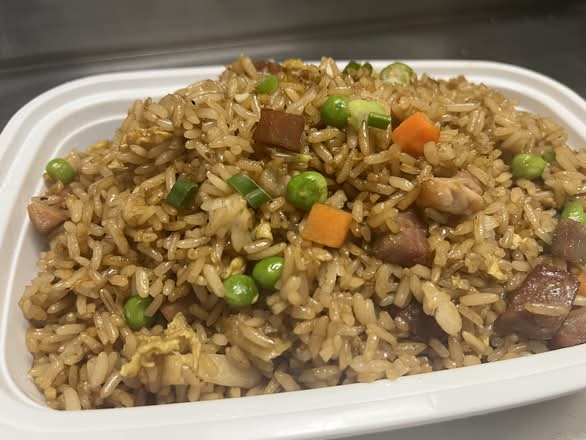 44 A. BBQ Pork Fried Rice (Char Siu Fried Rice)