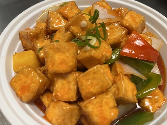Thai sweet sour tofu