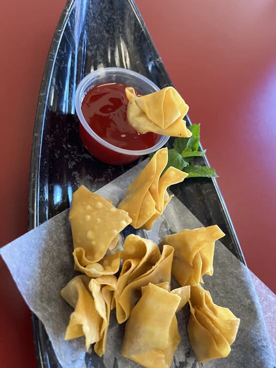 2. Golden Fried pork Wontons  (10Pcs)
