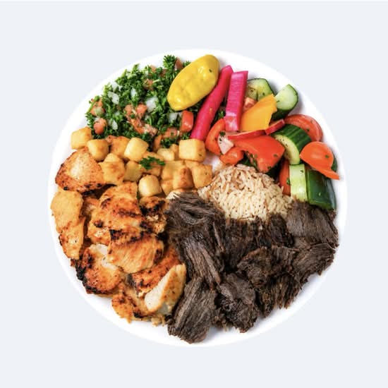 Assiette - Mixte (Taouk & Shawarma)
