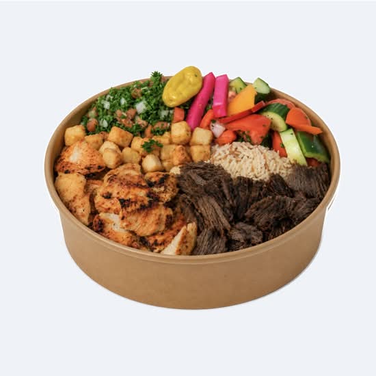 Bowl - Mixte (Shawarma & Taouk)