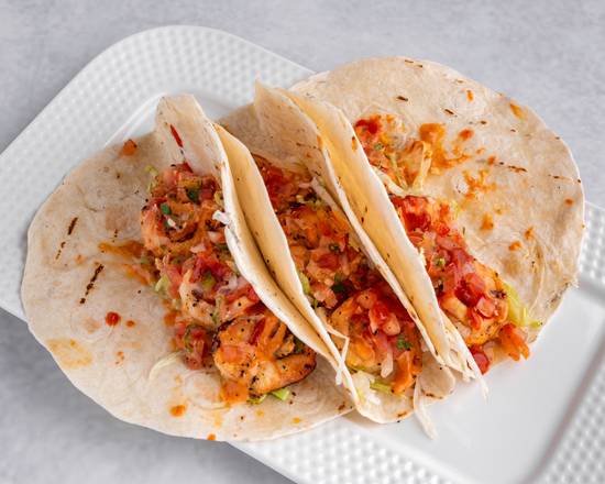 3 shrimp tacos