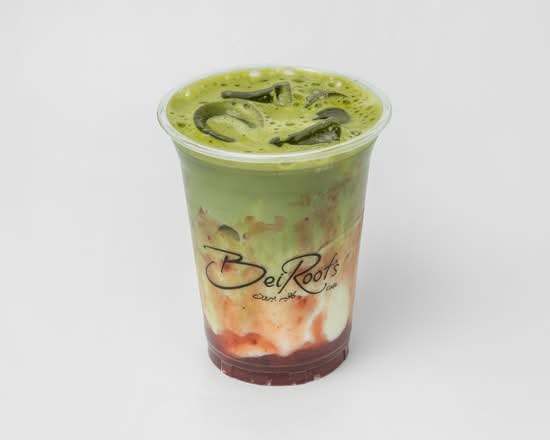 Iced Strawberry Matcha Latte