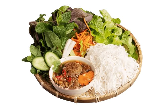 Bún chả Hà Nội ( grilled pork patty & pork belly)