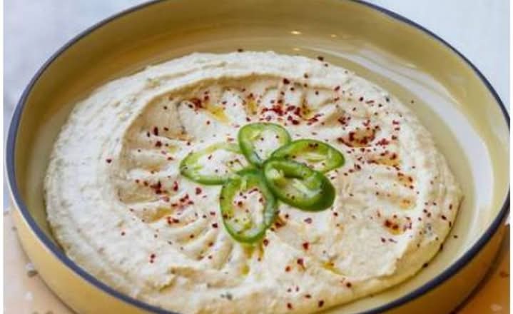 Jalapeño & Herb Hummus. Delivery