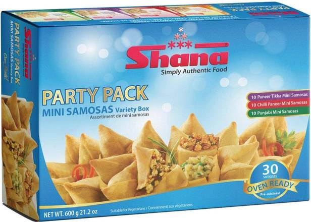 Shana Party Pack 30 Mini Samosas