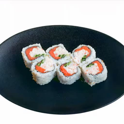 Smoked Salmon & Kani Roll