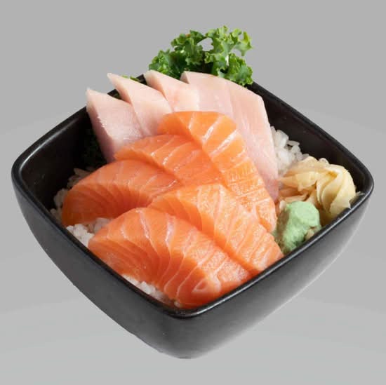 Salmon & Tuna Don (10 Pc)