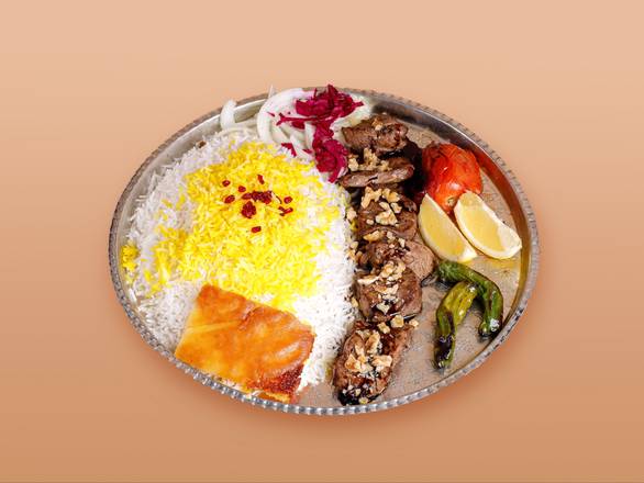 Kabab Torsh Plate (Served With Soup Or Pop)