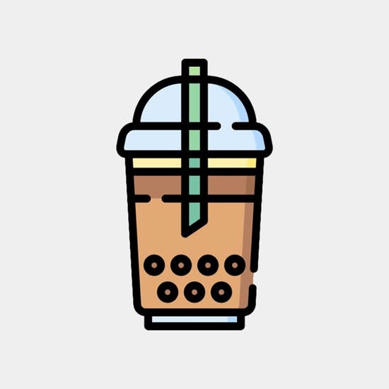 Thé aux perles taro / Taro Bubble Tea