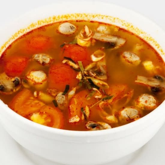 Soupe tom yum bœuf (Grande) / Beef Tom Yum Soup (Large)