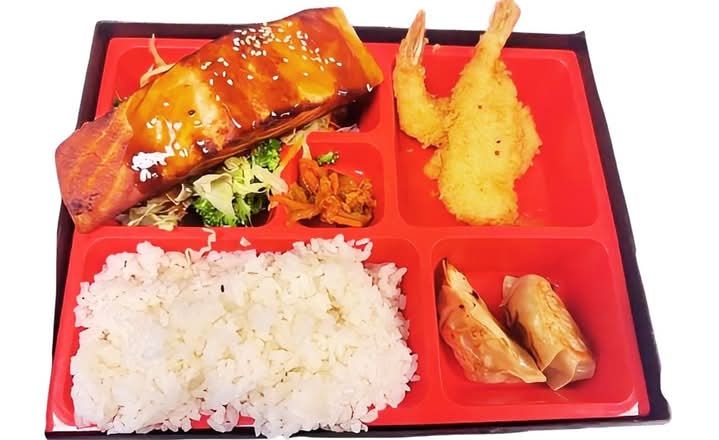Salmon Teriyaki Bento